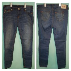 True Religion Halle Mid Rise Super Skinny